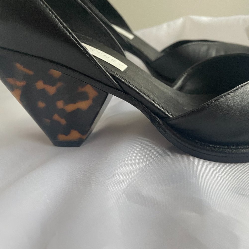 Stella McCartney Black Shoes with Accent Heel